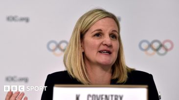 International Olympic Committee president Kirsty Coventry