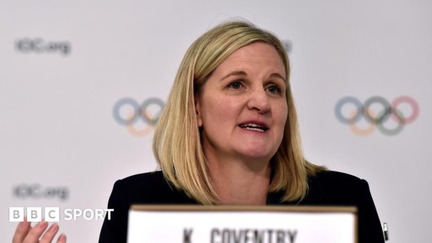 International Olympic Committee president Kirsty Coventry