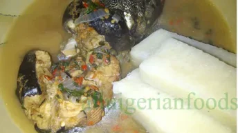Yam pepper soup