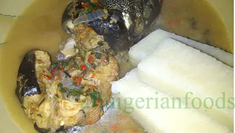 Yam pepper soup