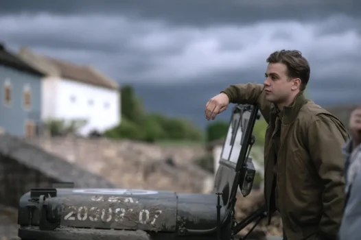 Leo Woodall On Learning German For 'Nuremberg'