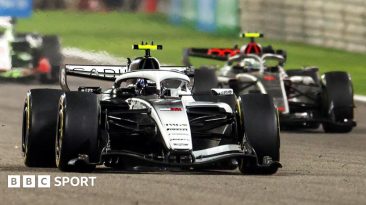 Fernando Alonso driving the 2026 Aston Martin during testing in Bahrain