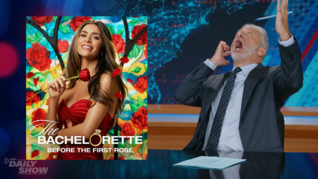 Jon Stewart Jokes About New 'Bachelorette' Season Scandal