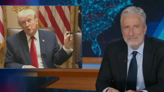 Jon Stewart Says Trump Acts Like 'Grandpa Who's Lost His Filter'