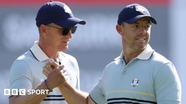 Rory McIlroy and Luke Donald