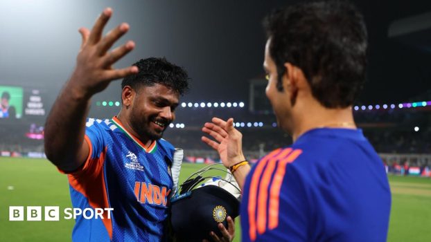 BBC Sport microphone and phone