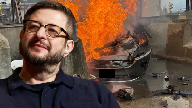 Eugene Mirman Hospitalized After Fiery Car Crash