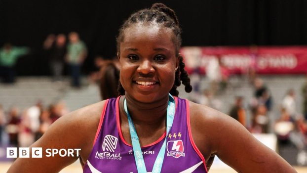 Loughborough Lightning's star shooter Samantha Wallace-Joseph
