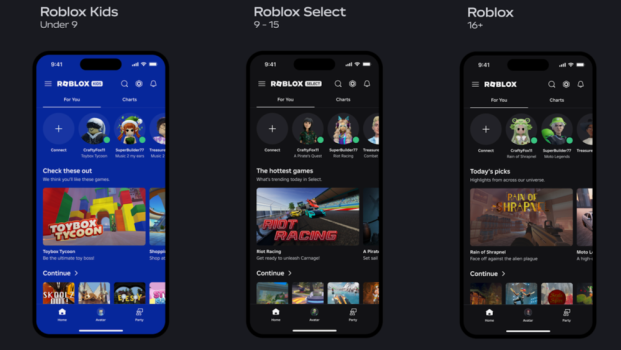 Roblox to Launch 'Kids' Accounts, New Game Rating Screening Process