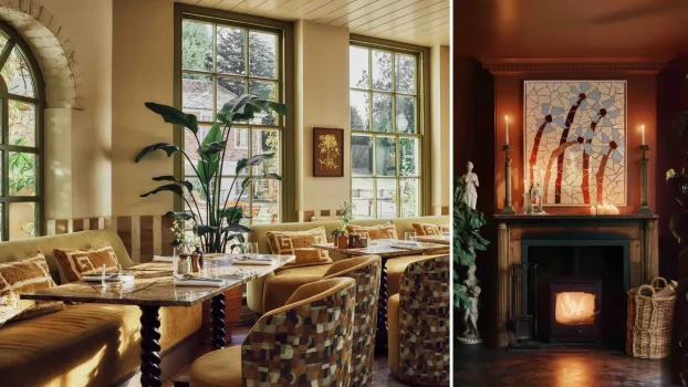 A Look Inside the Design at Powdermills, a Colorful, Bold East Sussex Country Hotel