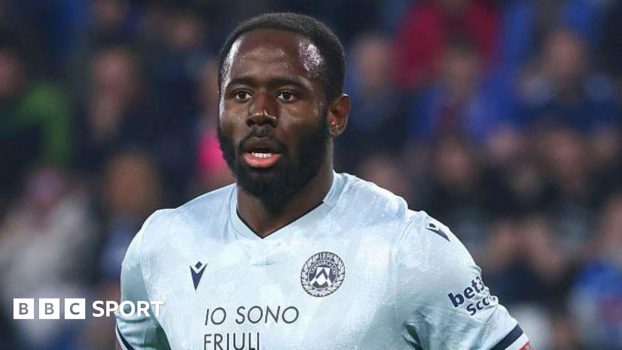 Keinan Davis in action for Udinese