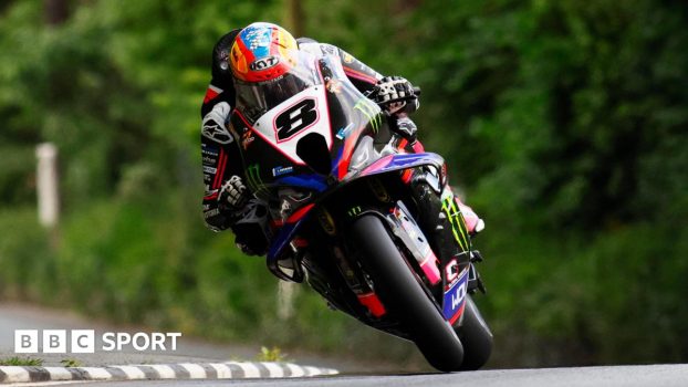 Davey Todd in road racing action