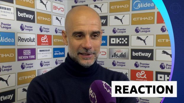 Pep Guardiola in post match interview