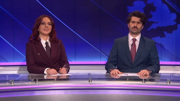 'SNL U.K.' Weekend Update Takes Aim at Katy Perry's 'Stupid Moron' Mask