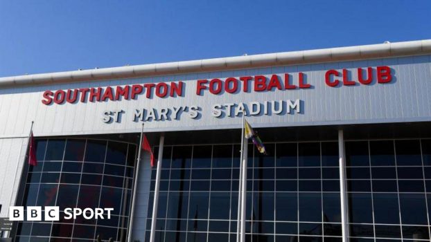An exterior view of St Mary's Stadium in Southampton