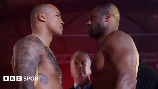 Fabio Wardley faces off with Daniel Dubois